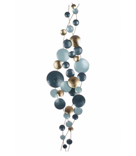 Dekoracija TURQUOISE 6x168 mėlyna/aukso