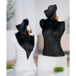 Dekoracija CLEO 6x13 juoda/balta