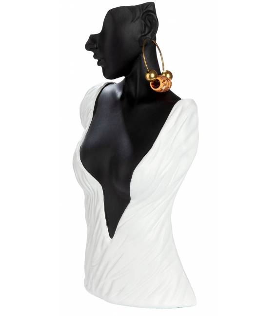 Dekoracija CLEO 6x13 juoda/balta