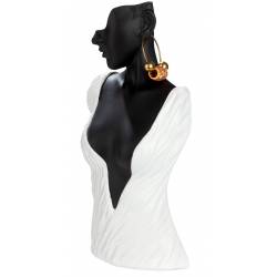 Dekoracija CLEO 6x13 juoda/balta