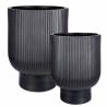 Vazonų komplektas LINEA Ø30/Ø40 juodas (2vnt.)