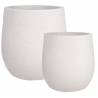 Vazonų komplektas PARDO Ø32/Ø44 baltas (2vnt.)