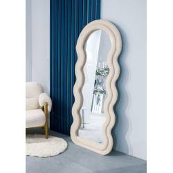 Veidrodis SCANDI 75x177 baltas