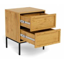 Naktinis staliukas 114131 46x40 rudas