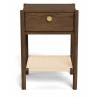 Naktinis staliukas 13848 44x40 rudas