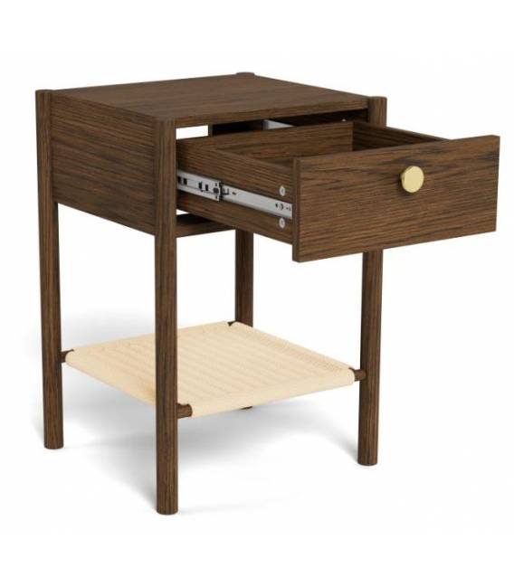 Naktinis staliukas 13848 44x40 rudas