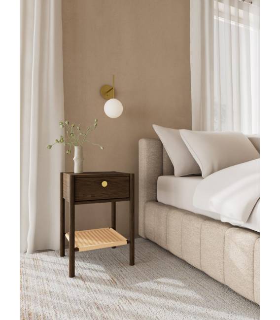 Naktinis staliukas 13848 44x40 rudas