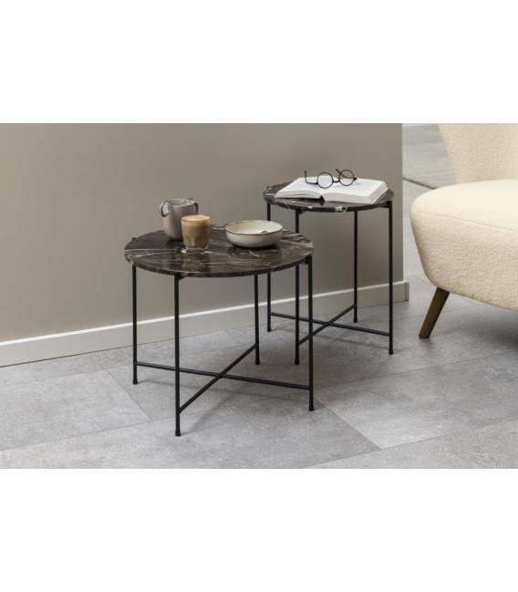 Šoninis staliukas 109849 Ø52 rudas