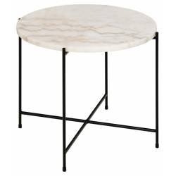 Šoninis staliukas 109848 Ø52 baltas