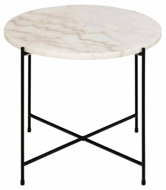 Šoninis staliukas 109848 Ø52 baltas