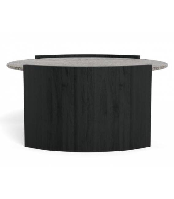 Kavos staliukas 25324 Ø95 pilkas/juodas