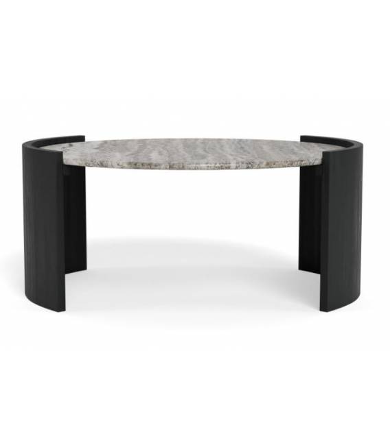 Kavos staliukas 25324 Ø95 pilkas/juodas