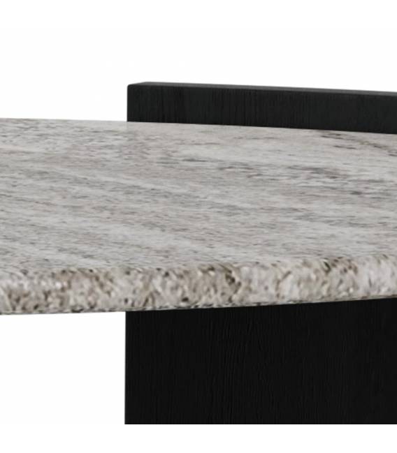 Kavos staliukas 25324 Ø95 pilkas/juodas