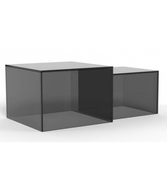 Kavos staliukų komplektas 12673 50x50/40x40 juodas (2vnt.)