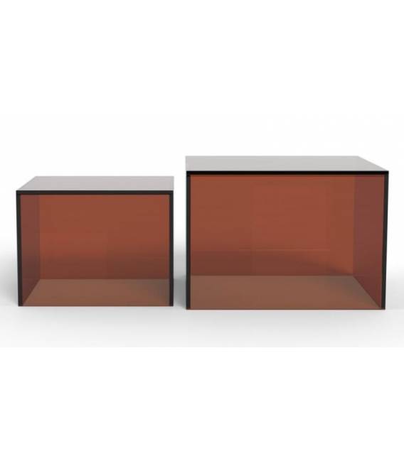 Kavos staliukų komplektas 12672 40x40/50x50 rudas (2vnt.)