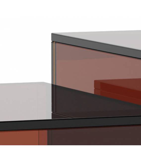 Kavos staliukų komplektas 12672 40x40/50x50 rudas (2vnt.)