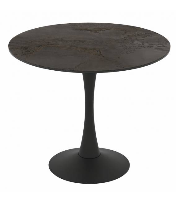 Apvalus stalas TIBO Ø90 juodas