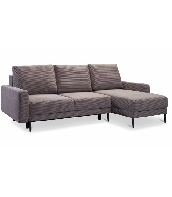 Minkštas kampas BORGO 245x162 rudas