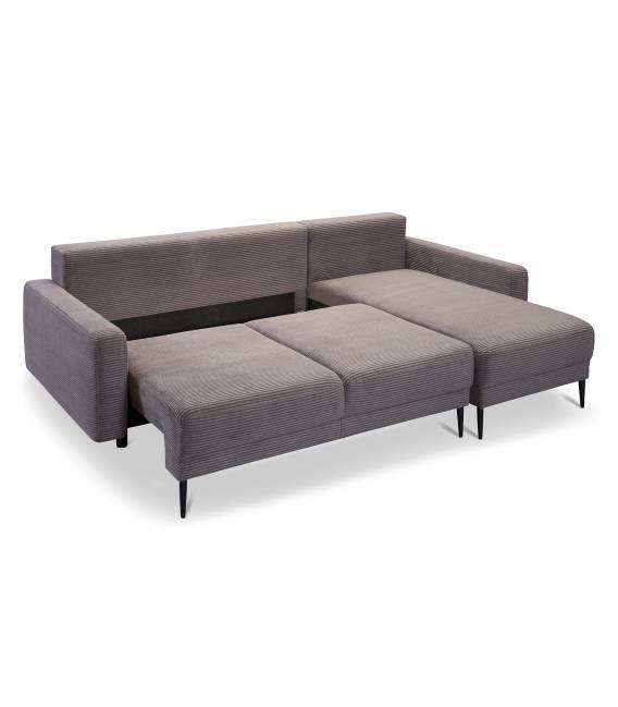 Minkštas kampas BORGO 245x162 rudas