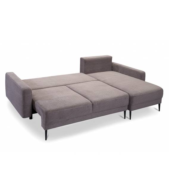 Minkštas kampas BORGO 245x162 rudas