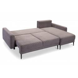 Minkštas kampas BORGO 245x162 rudas