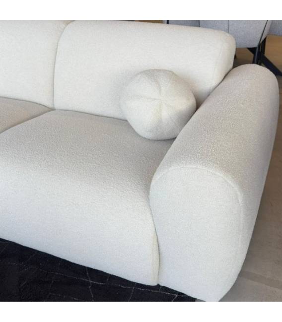 Minkštas kampas CLOUD 300x177 baltas