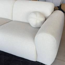 Minkštas kampas CLOUD 300x177 baltas