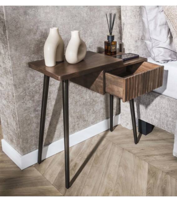 Naktinė spintelė CARVE 30x60 ruda